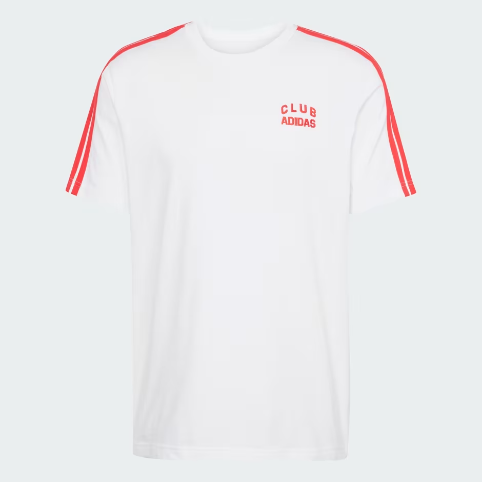 Áo Adidas Codes Collegiate Club Graphic White [ JJ1606 ]