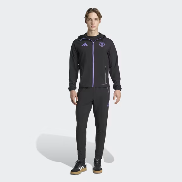 Set Quần Áo Adidas Manchester United Tiro 25 Competition Vis Tech Travel Jacket [ JV5351 / JV5352 ]