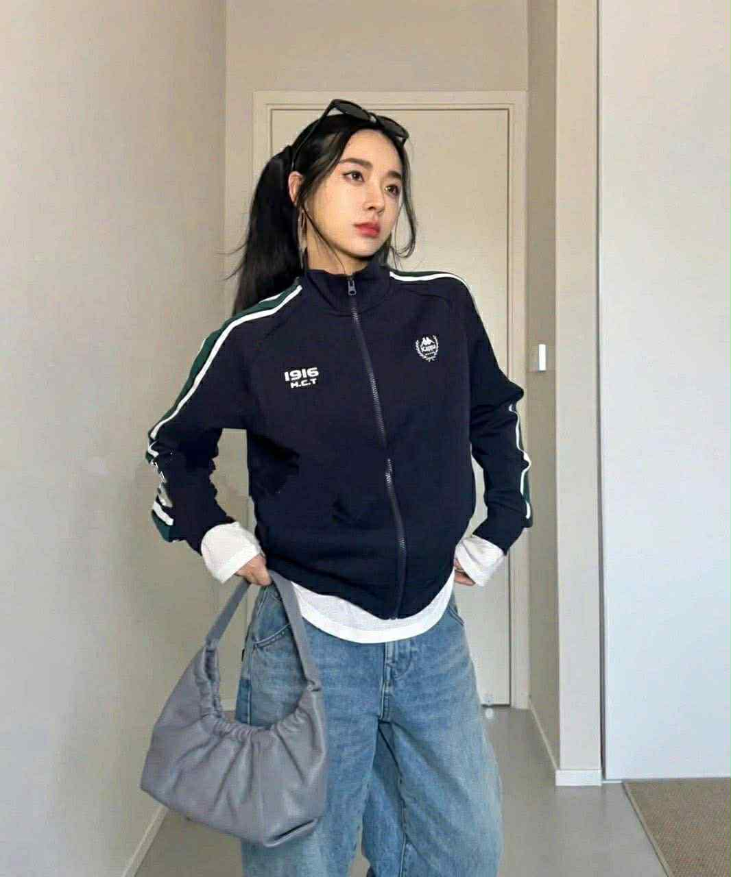 Áo Kappa Jacket Autumn Navy [ K0E62WK01D-906 ]