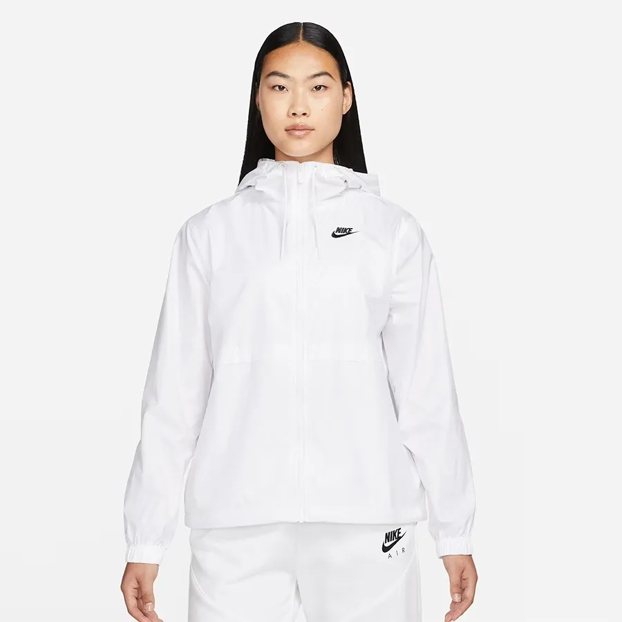 Áo Nike Sportswear Essential Repel Woven Jacket White [ DM6180-100 ]