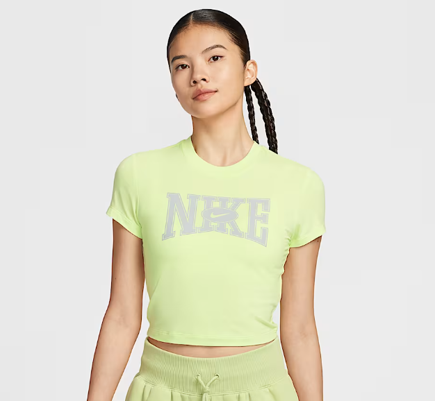 Áo Nike Sportswear Slim Cropped Green [ HQ1710-360 ]