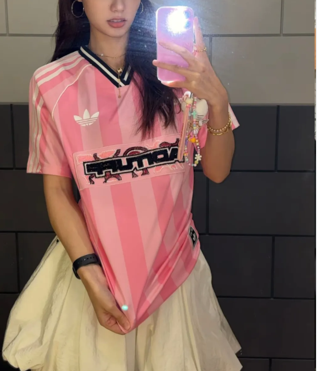 Áo adidas Originals Beads Jersey Pink [ KD2272 ]