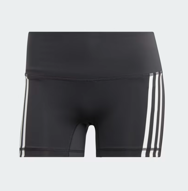 Quần Adidas 3 Stripes Short Leggings Black [ HZ0200 ]