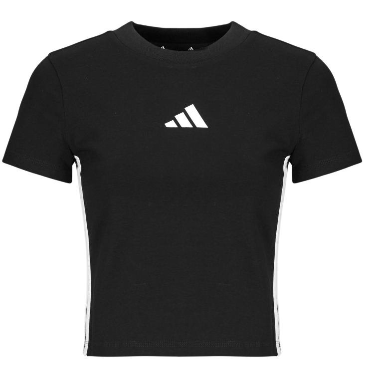 Áo Adidas Essentials 3-Stripes Slim Baby Black [ JC8325 ]