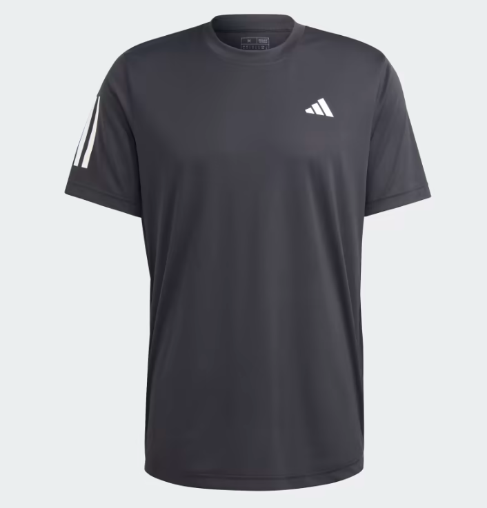 Áo Adidas Club 3-Stripes Tennis Black [ HS3262 ]