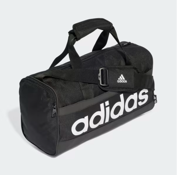 Túi Adidas 19L Duffel Linear Essentials Black [ HT4744 ]