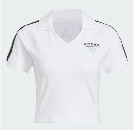 Áo Adidas Dance Polo Tee White  [ KE5799 ]