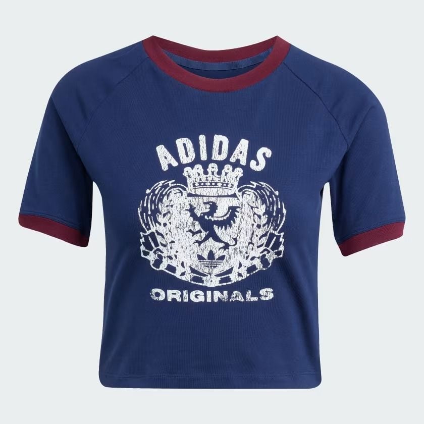 Áo Adidas Baby Tee adidas Graphic Crest Navy [ JW6033 ]