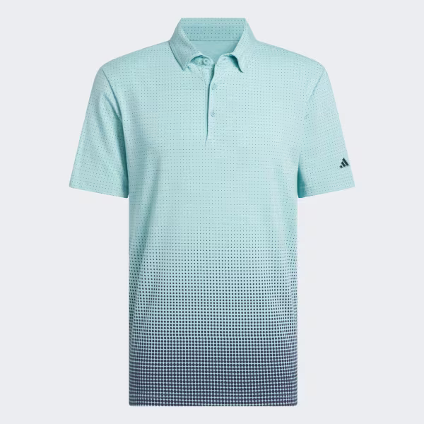Áo Adidas Polo  Go-to Rise Print Turquoise [ JL7902 ]