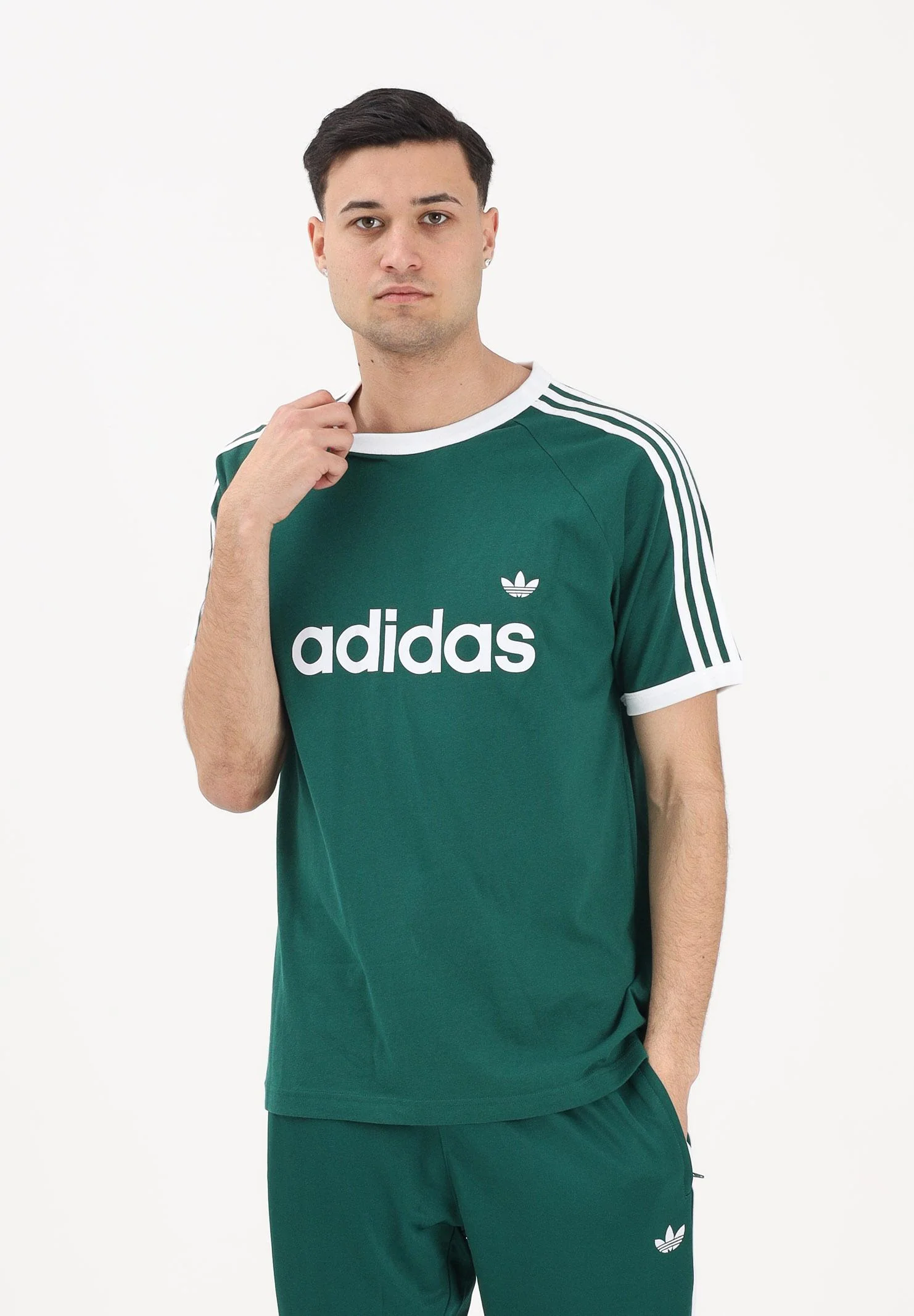 Áo Adidas 3 Stripes Ringer Green [ KF0415 ]
