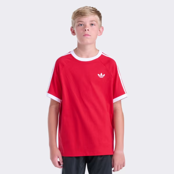 Áo Adidas Original 3-Stripes Ringer Red [ KK7115 ]