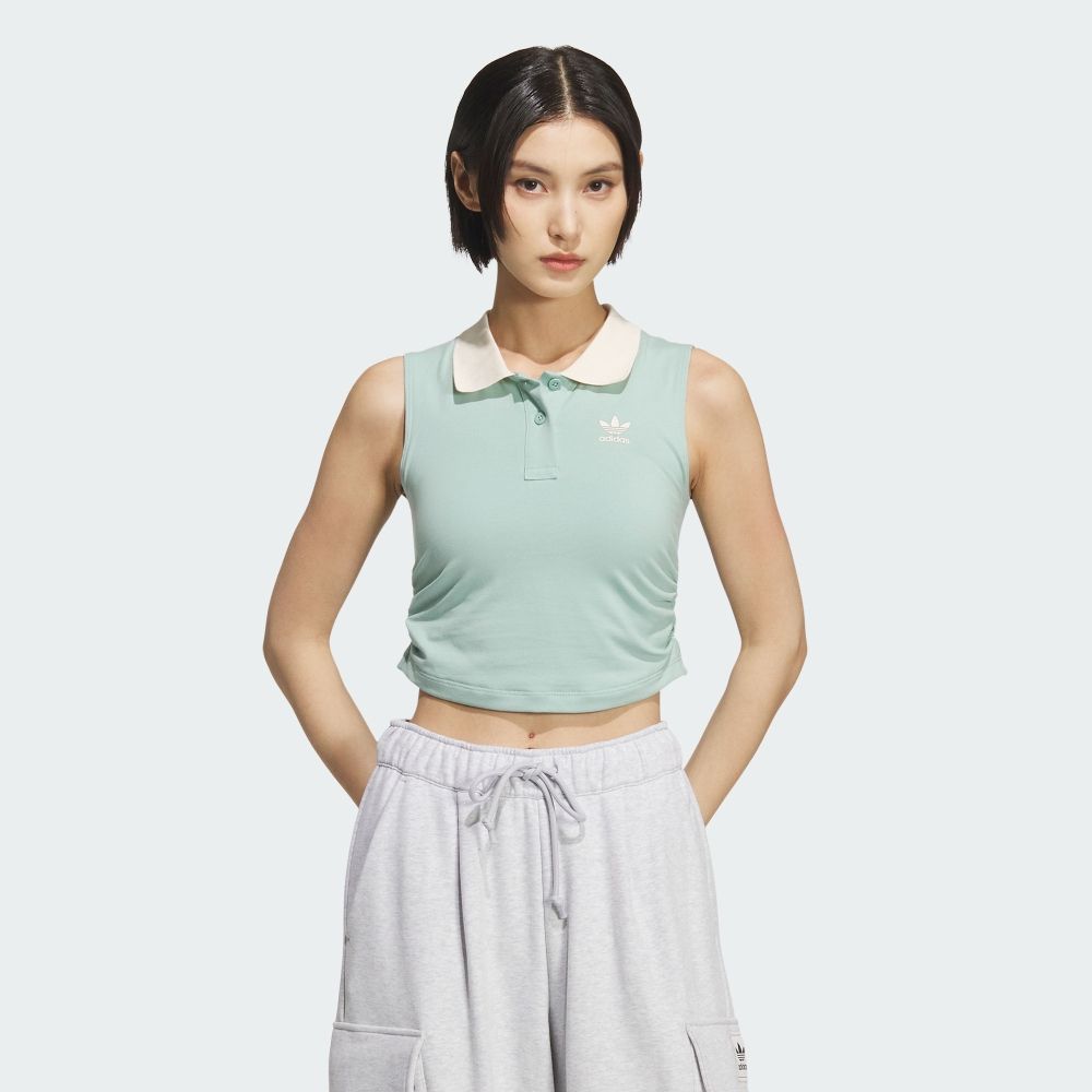 Áo Adidas Polo Padded Tank Top Mint Green [ KE3894 ]