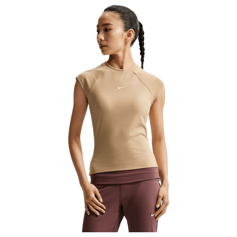 Áo Nike Sportswear Chill Knit Rib Raglan Short-Sleeve Top [ IF0243-286 ]