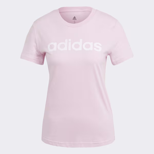 Áo Adidas Essentials Slim Logo Tee Pink [ GL0771 ]