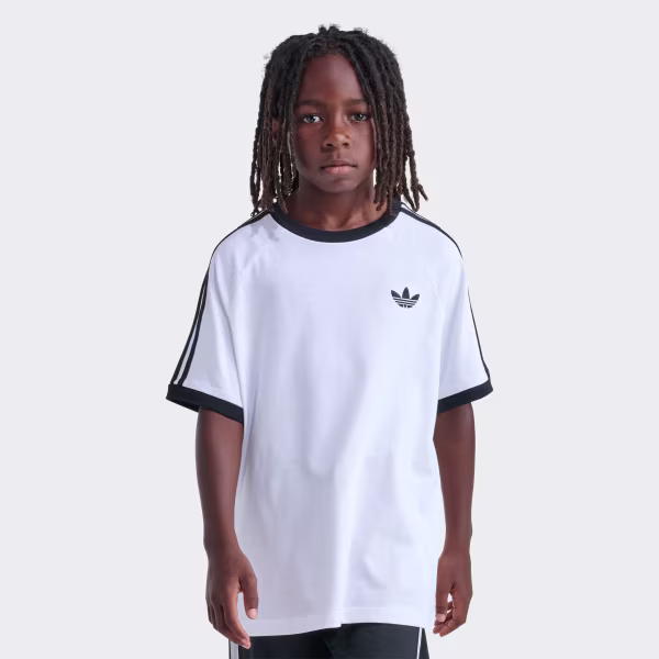 Áo Adidas Original 3-Stripes Ringer White [ KK7114 ]