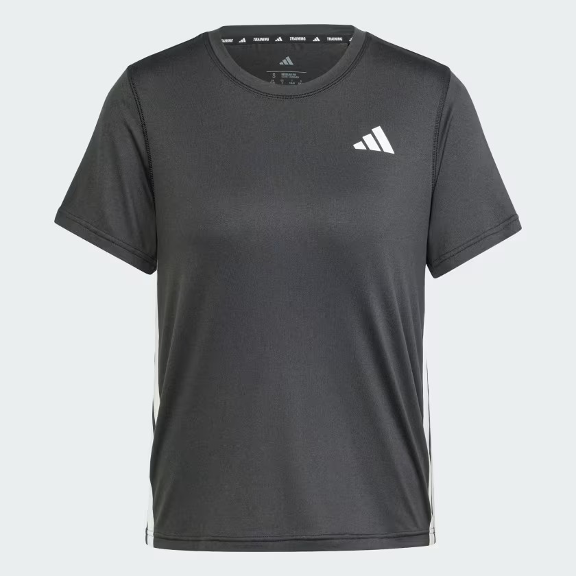 Áo Adidas Train Essentials 3-Stripes White [ JH1392 ]