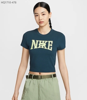 Áo Nike Sportswear Slim Cropped Dark Blue [ HQ1710-478 ]