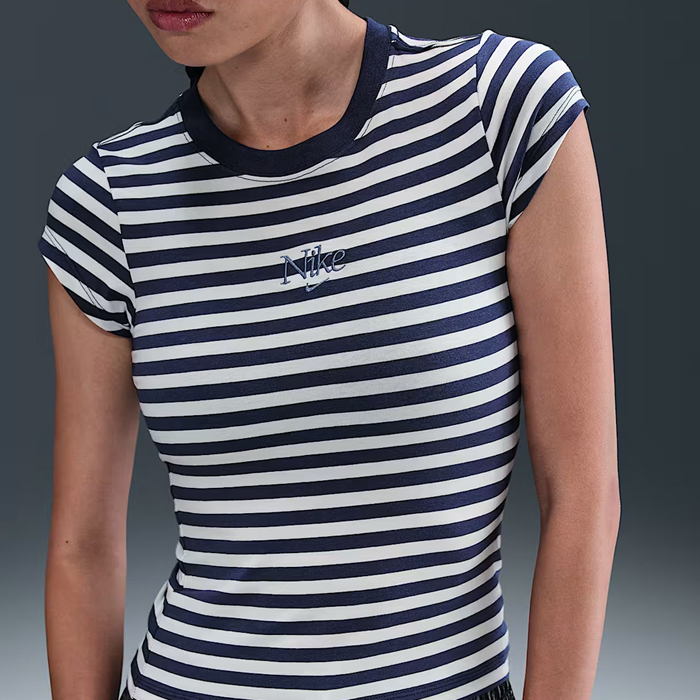 Áo Nike Sportswear Tight Striped [ IH8475-410 ]