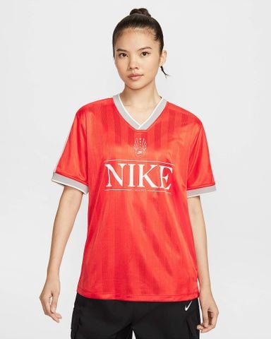 Áo Nike Sportswear Women's V-Neck Jersey Top Red [ IH8505-633 ]