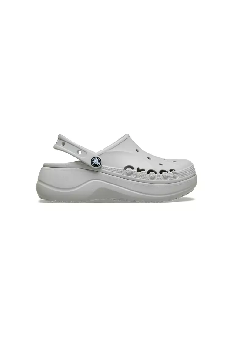 Dép Crocs Baya Platform Clog in Pearl [ 208186-101 ]