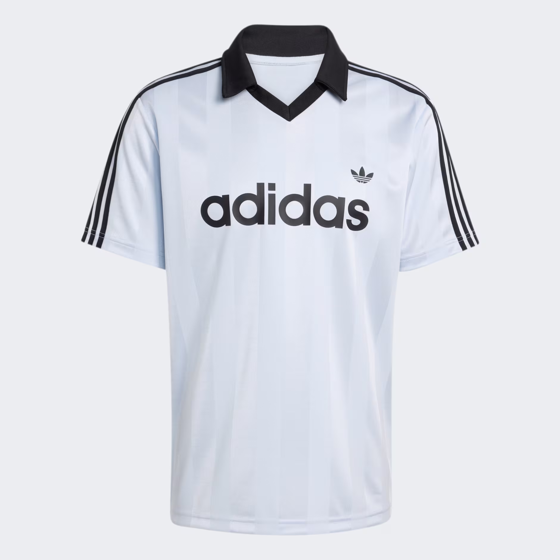 Áo Adidas Archive Collar Engineered Jersey Crystal Sky [ KE2453 ]