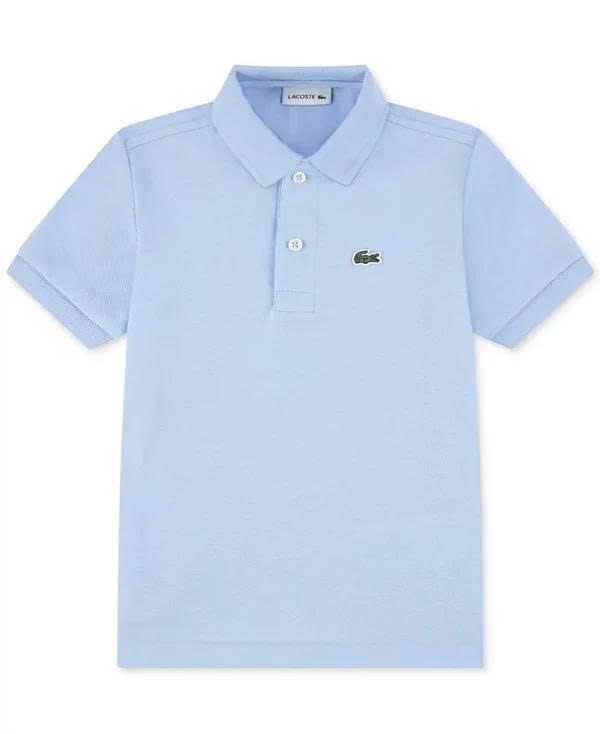 Áo Lacoste Kids Button short-sleeve Polo Blue [ 947354-HBP ]