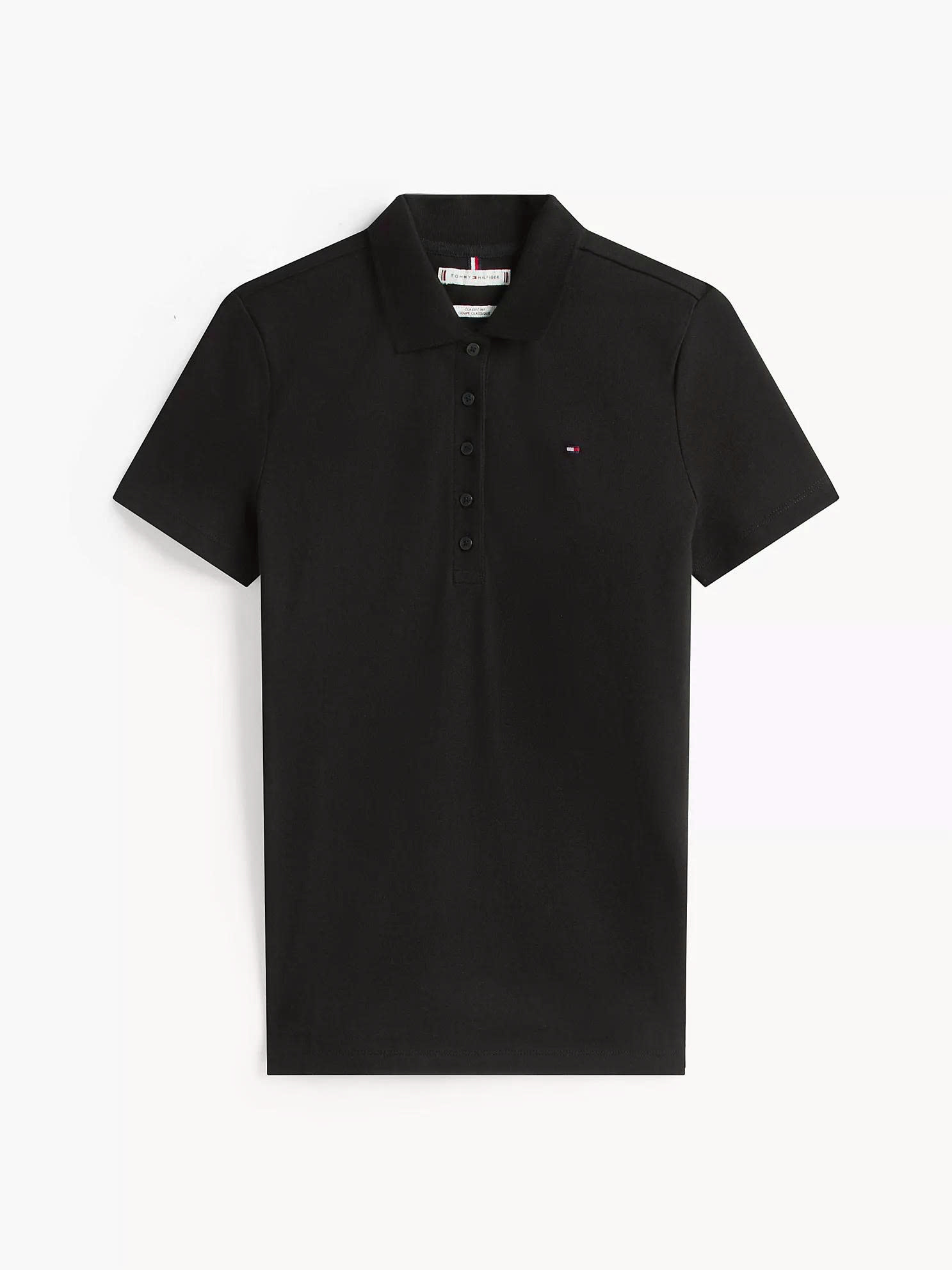 Áo Tommy Hilfiger Classic Fit Stretch Cotton Polo Black [ 76J5198-BDS ]
