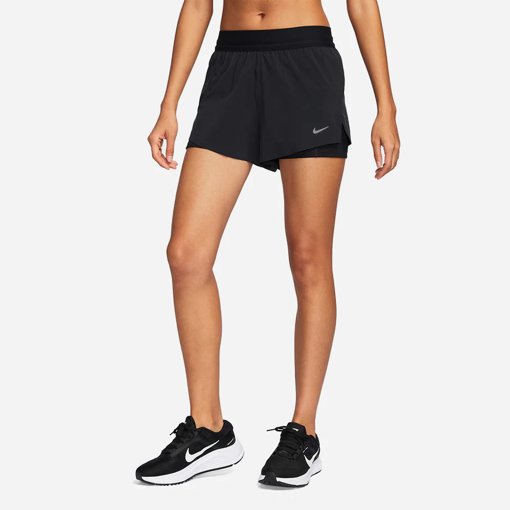 Quần Nike Dri-Fit Mid-Rise 2-In-1 Black [ HJ5377-010 ]