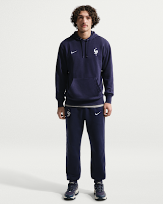 Set Nike FFF Club Men's Football French Terry Navy [ IB6301-498 / IB6292-498 ]