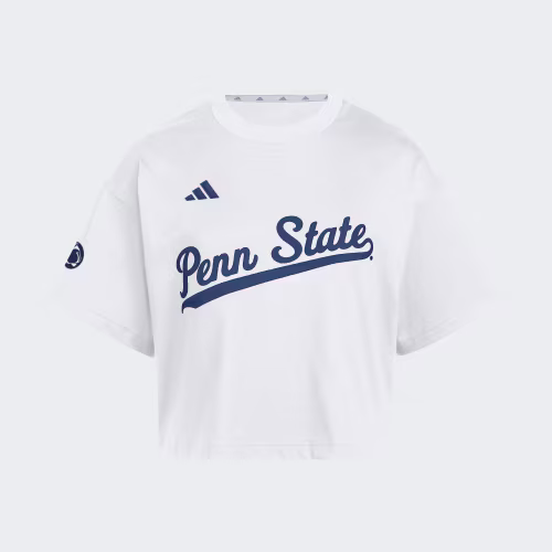 Áo Adidas Penn State White Cropped Jersey White [ KZ1391 ]