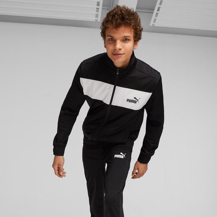 Set Puma Tracksuit Jersey Poly Black [ 678477 01 ]
