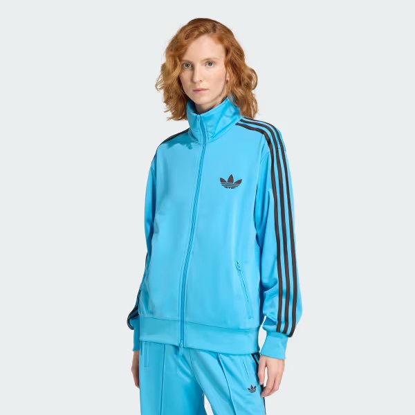 Áo Adidas Firebird Loose Track Top Blue [ KU8123 ]
