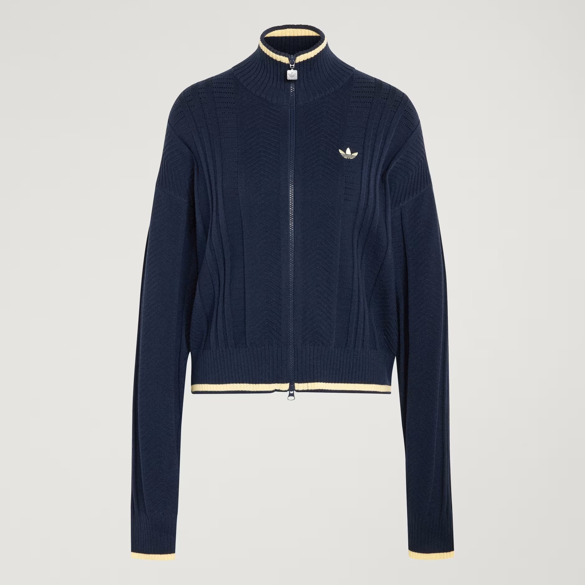 Áo Adidas Cable Knit Firebird Track Top Blue [ KT1864 ]