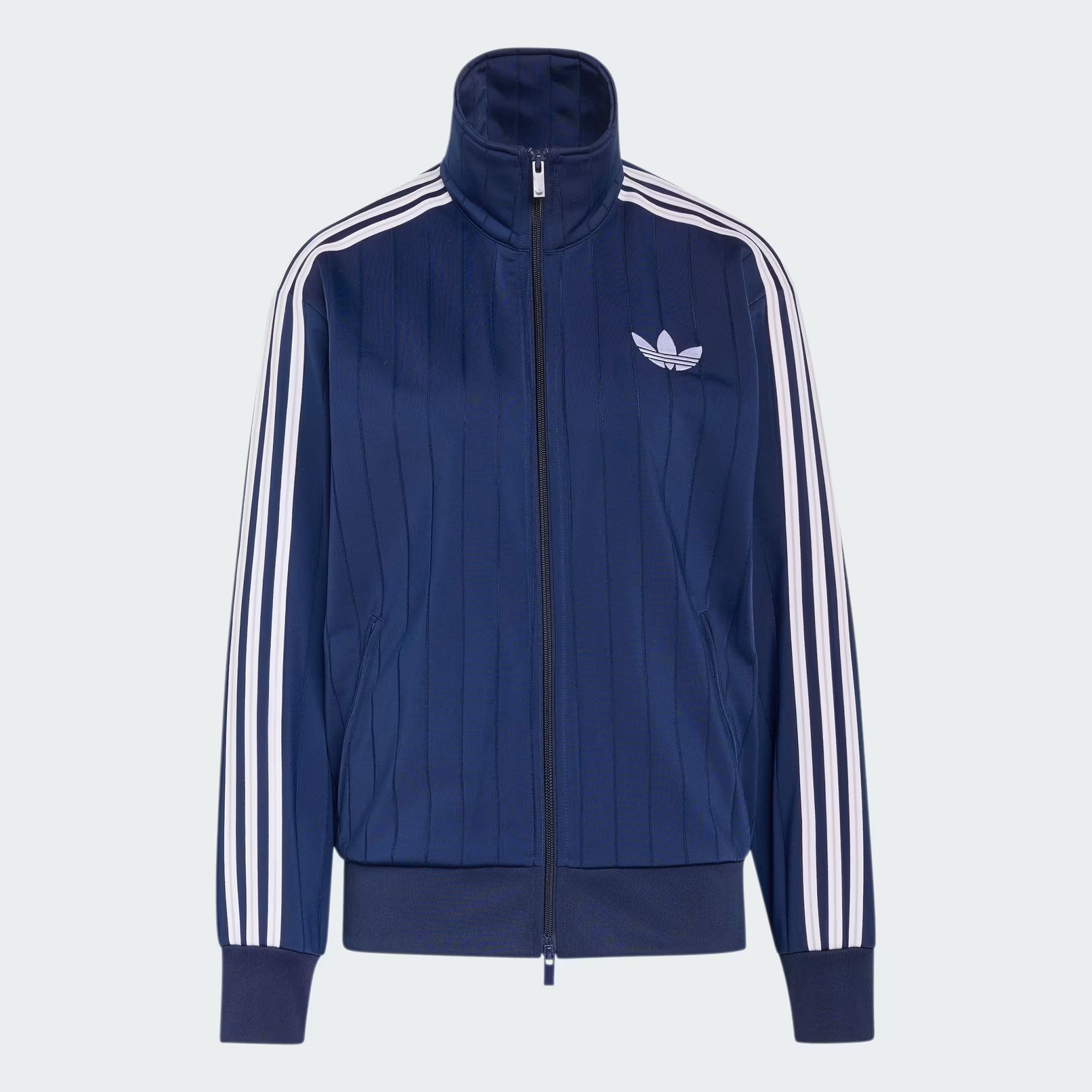 Áo Adidas Pinstripe Firebird Loose Tracktop Navy [ KS9983 ]