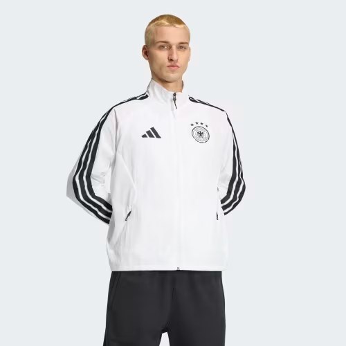 Áo Adidas Germany Home Anthem White [ JZ9339 ]