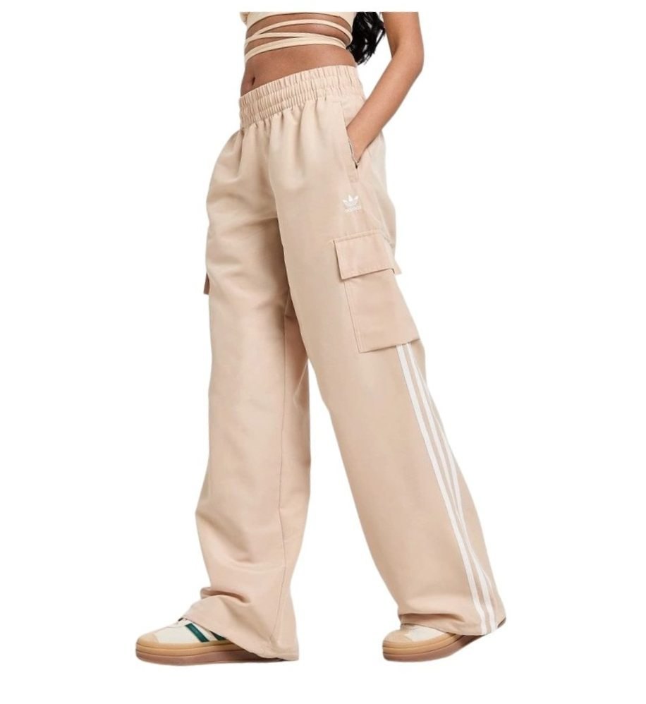 Quần Adidas Adicolor 3-Stripes Cargo Pants Beige [ IZ0717 ]
