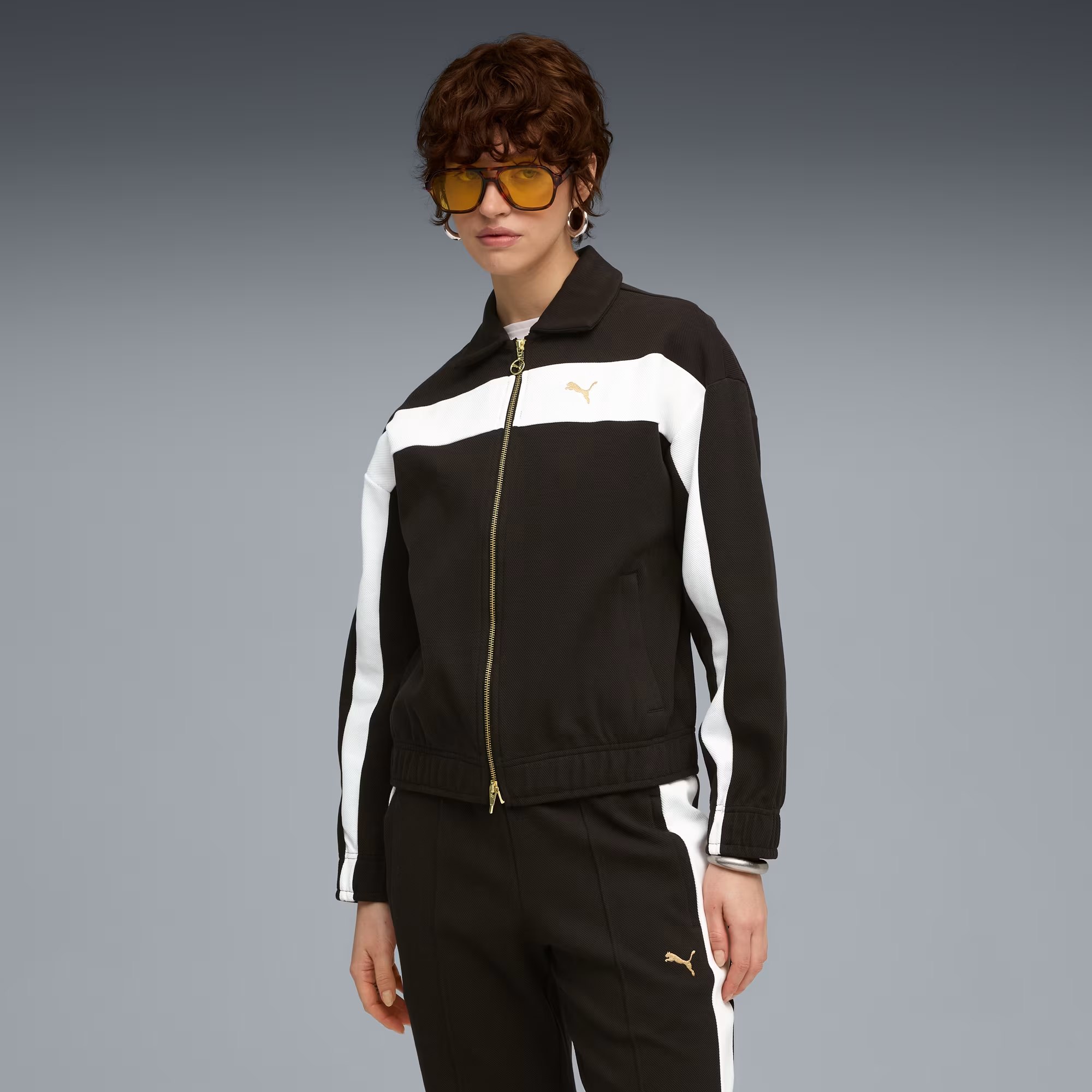 Áo Puma T7 Relaxed Track Jacket Black [ 633960 01 ]