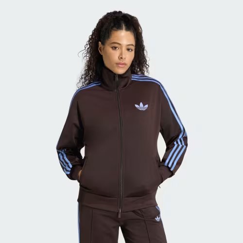 Áo Adidas Originals Classic Firebird Loose Track Top Brown [ KS4680 ]